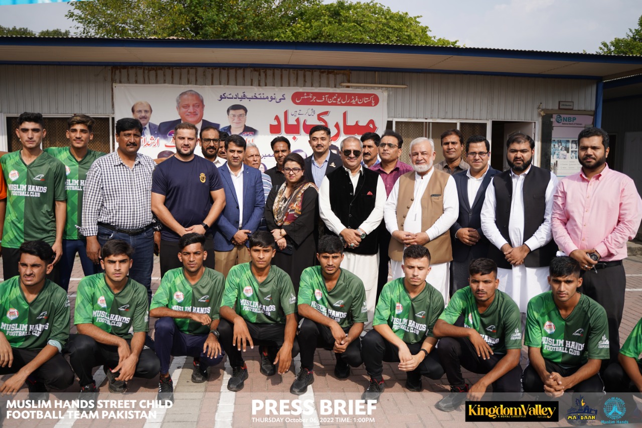 Sapm on Youth Affairs Shaza Fatima Khawaja held a meeting with Qatar bound Pakistan Street Child Football Team.